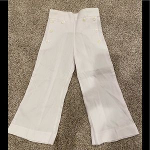 Brand New Little Follies size 4 white pants